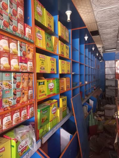 Wooden Grocery Store Racks for Sale – Complete Shop Setup
