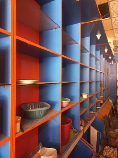 Wooden Grocery Store Racks for Sale – Complete Shop Setup