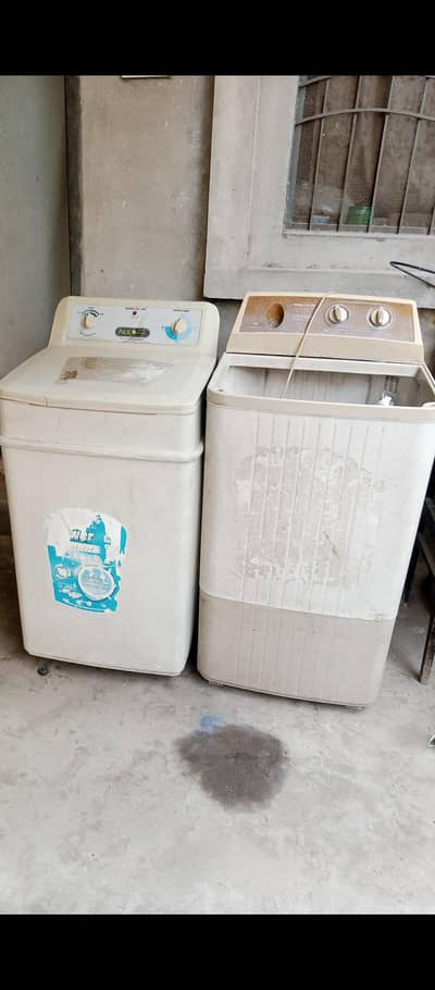 washer & dryer ( separate pieces )
