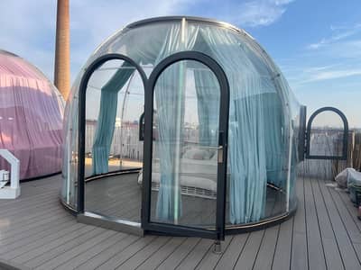Luxury Glass Dome House Igloo | Gazebo for Resort, Farmhouse, Camping