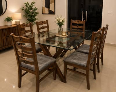 Dining Table Set | Customized Design | 4 Seater, 6 Seater, 8 Seater