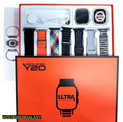 Waterproof Smart Watch 49mm Large Screen with 7 Straps (free delivery)