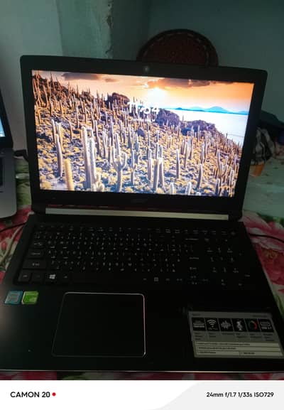 Accer 8 Gen Navidia Gamming Laptop With Large  Battery Backup