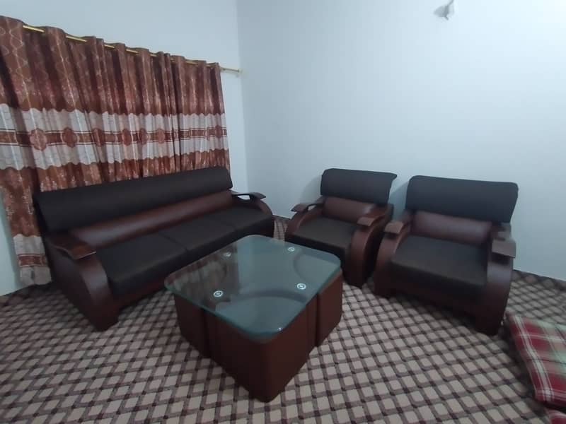 Stylish & Comfortable Sofa Set with Table 1