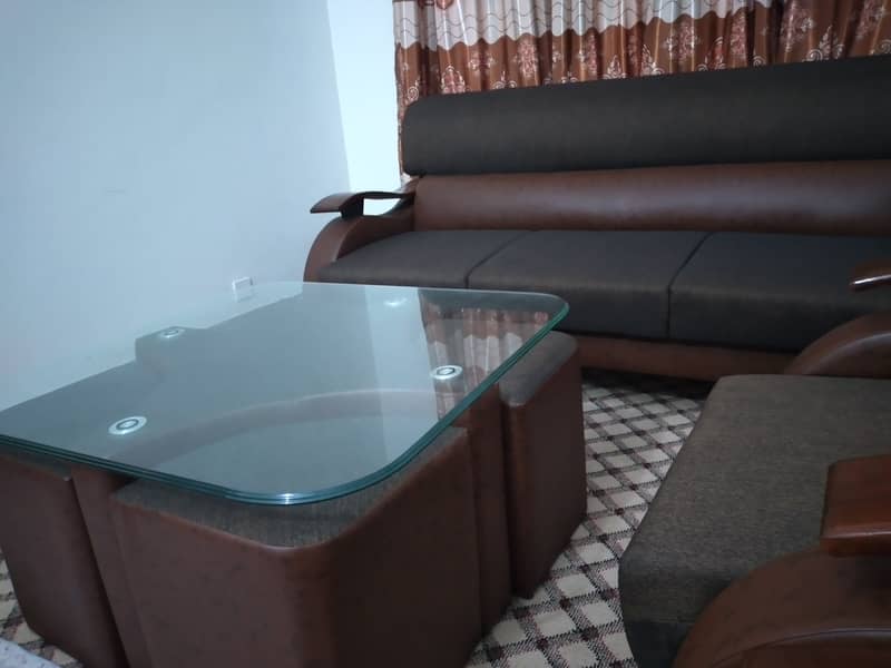 Stylish & Comfortable Sofa Set with Table 5