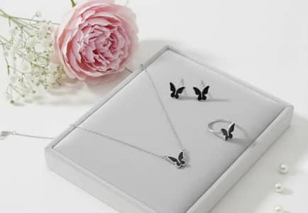 Butterfly Necklace Set