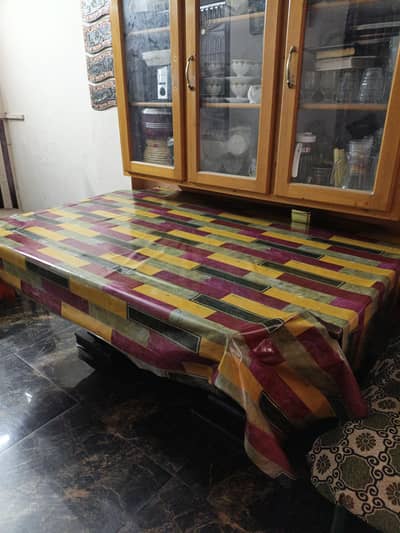 Premium Quality Strong Wood Dining Table | strong and brown wood