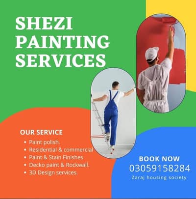 Shezi painting services/paint and repaint /Polish,Rock wall,graphy