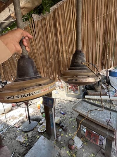 Gulistan celling fans old model all ok copper moter