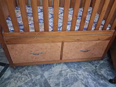 Baby bed baby cod wooden cod with mattress for sale