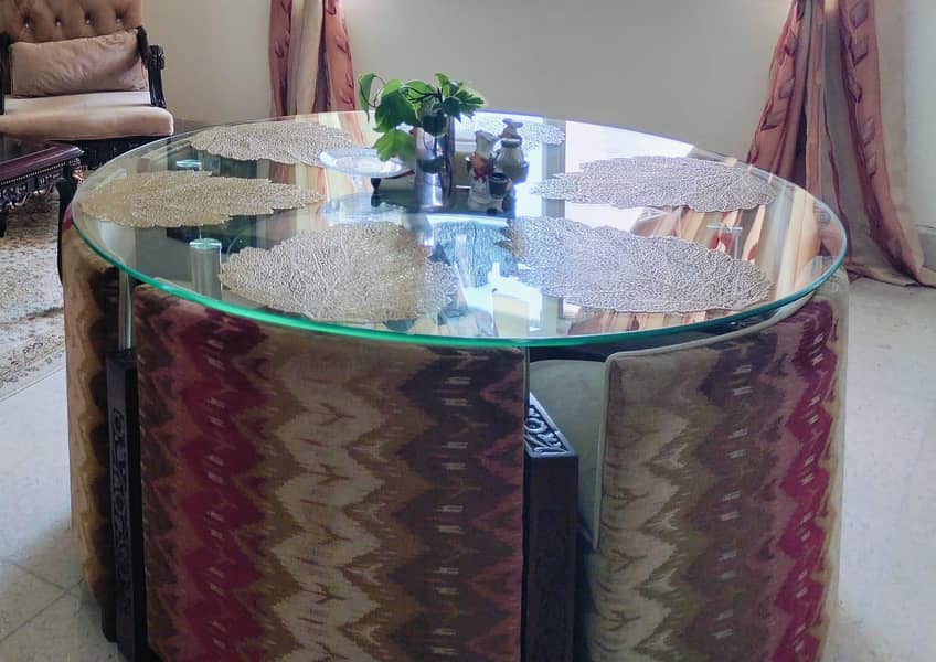 6 Seater Compact Dining Table 0