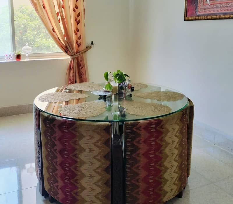 6 Seater Compact Dining Table 1