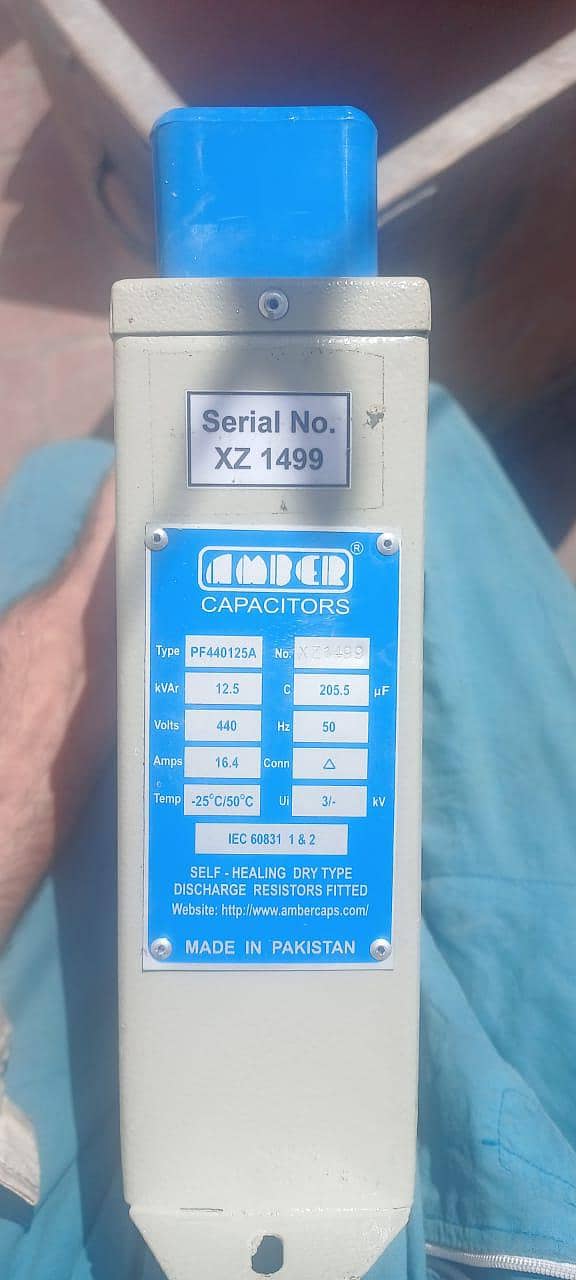 Power Factor Correction Capacitor Amber 0