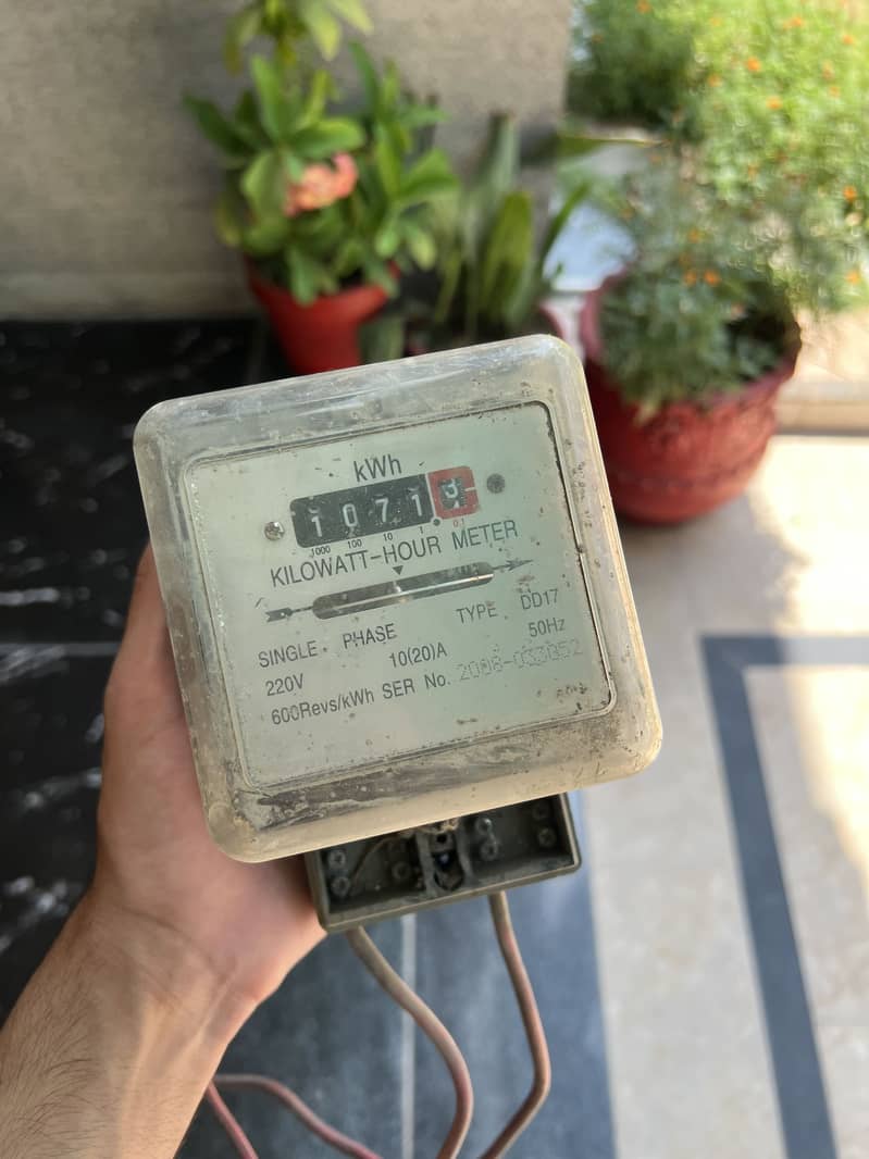 Single phase meter 0