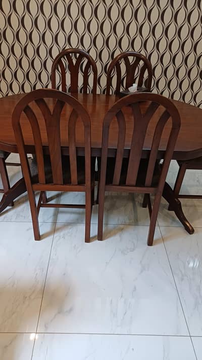 6 Chair Dinning Table - Sheesham Wood