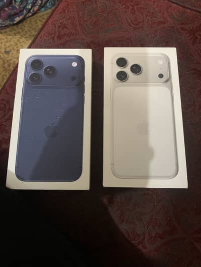 17 pro max 256 billue and silver