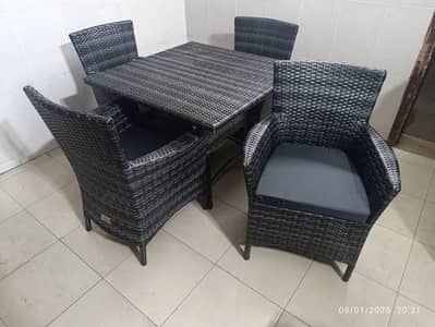 4 seater dining table set/Lawn chairs/rattan furniture/sofa chairs
