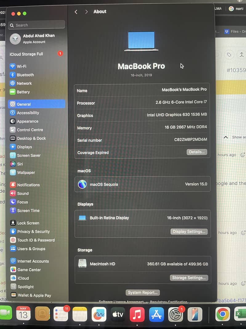 Macbook Pro 2019 5