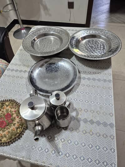 Stainless steel serving set for sale