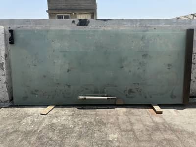 door length 77.5 wide 34.250 thickness 12mm+