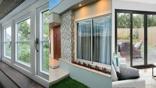 Upvc windows- Glass works- Glass windows- shower- cabins- upvc window