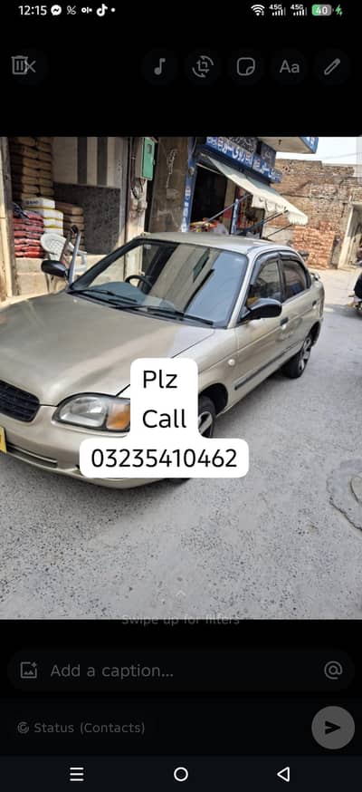 Suzuki baleno call plz 03235410462