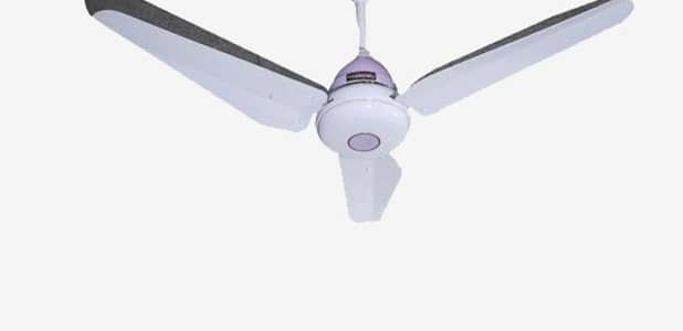 Beautiful Ceiling fan light purple and white colour