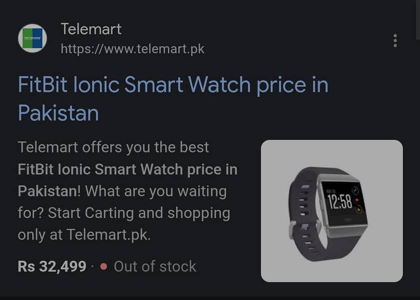 Fitbit Ionic Smart Watch Original Price Rs. 32499 1