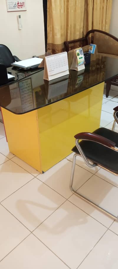 office table chair cabinet and racks