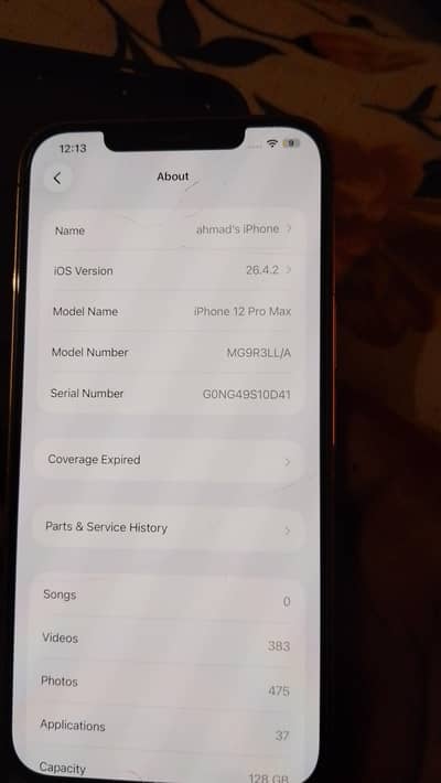 12pro max non pta 128 gb
