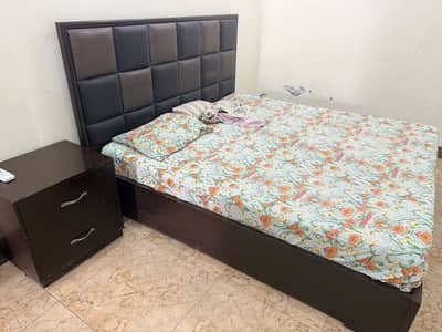 King Size Double Bed set with Dressing Table and 02 Side Tables