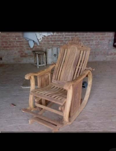 With out Polish pure wood