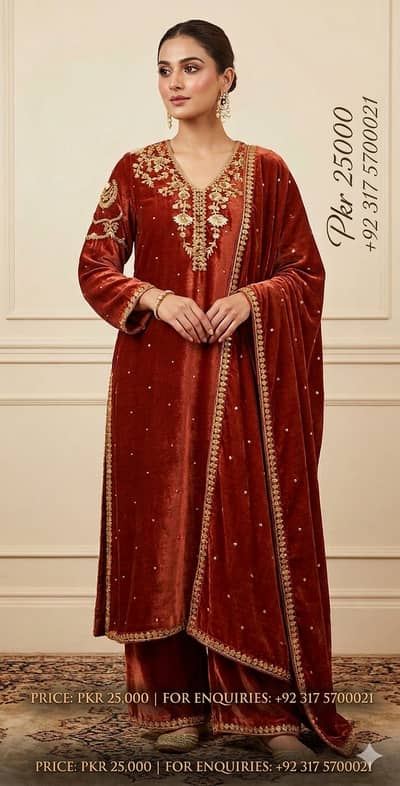 Women Fancy 3PC Suit | Pakistani Designer Dress |Affordable Price|Suit
