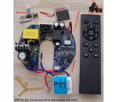 12V 220V Ceiling Fan Circuit 60W