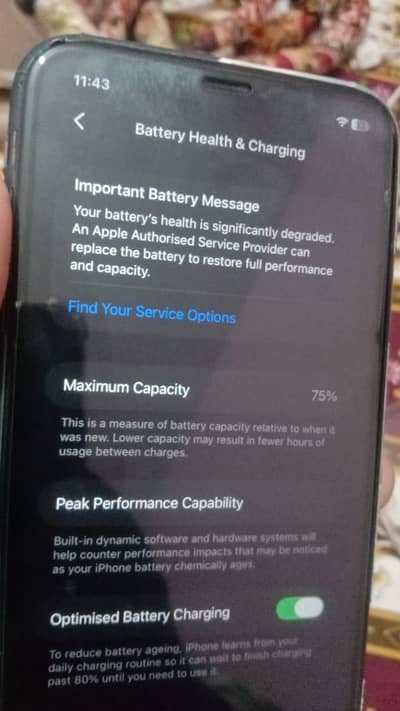 Iphone 11 all ok water pack battery 75 face id on all ok mobile