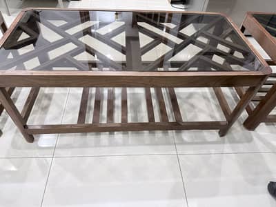 Wooden table set