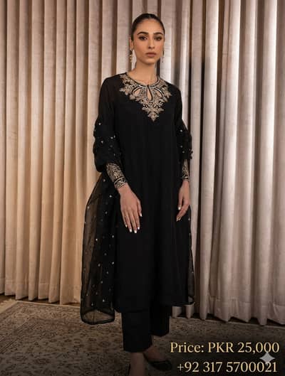 Branded Ladies 3 Piece |Suit |Fancy Party Wear Collection for Girls