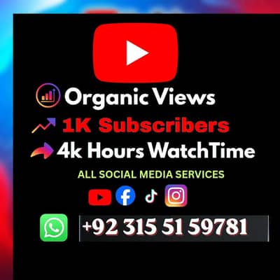 YouTube Monetization 4000 Watchtime 1k subscribers | YouTube Views