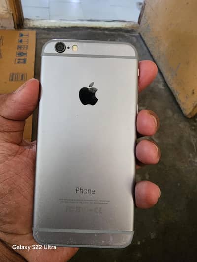 Iphone 6 — silver color  — 16 GB — 89% helth