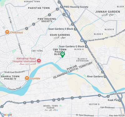1 KANAL PLOT FOR SALE ON INVESTOR RATE IN SOAN GARDEN BLOCK F