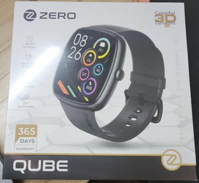 Zero Lifestyle Qube 3D Smartwatch (Sealed) - Brand New