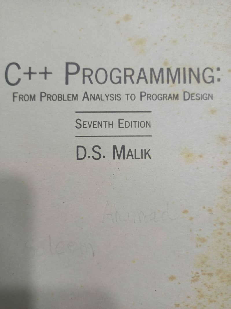 C++ Programming Book 1