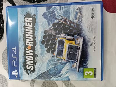 snow runner ps4 almost brand new