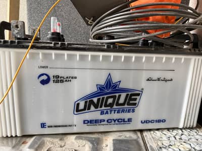 UNIQUE Deep Cycle 19 Plates - 125AH