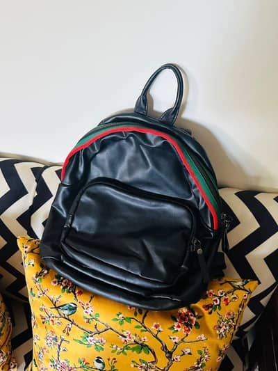 100% Original Gucci Leather Travel Backpack | Authentic Luxury Bag