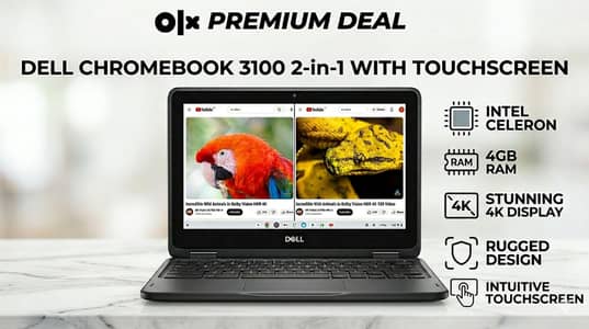 Dell Chromebook 3100 2-in-1 Touchscreen | 4GB RAM | Premium Condition