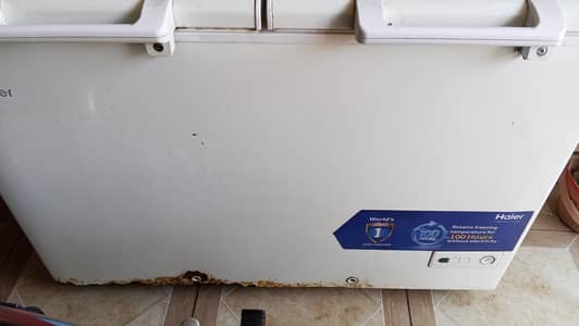 haier 2 door deep fridge freezer