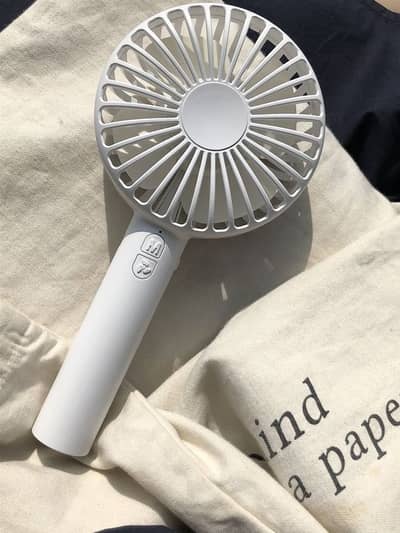  Portable Mini Rechargeable Fan  Strong Cooling + Travel Friendly