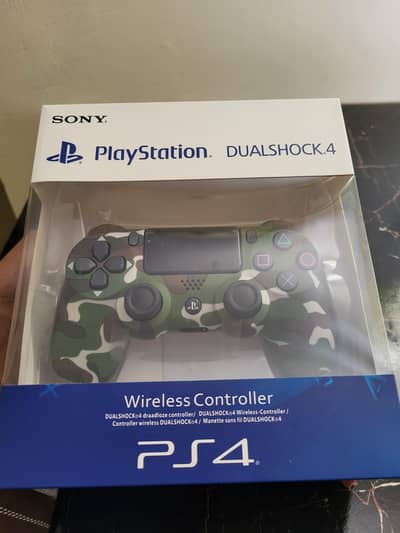 Ps4 Dualshock Wireless Controller Camo Green