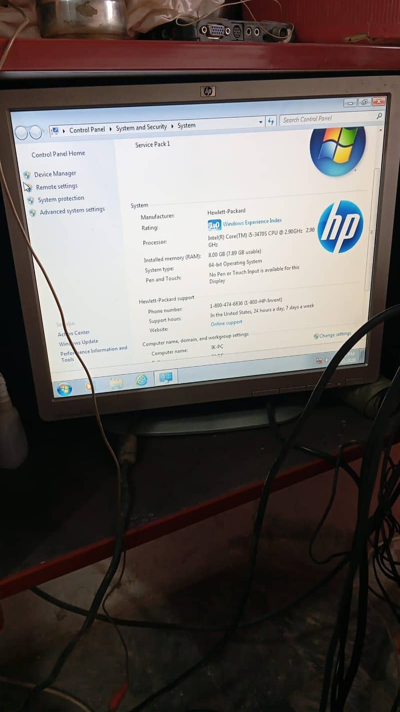 Hp Pro Cpu Core i5 (3rd Generation) Full PC Setup 0